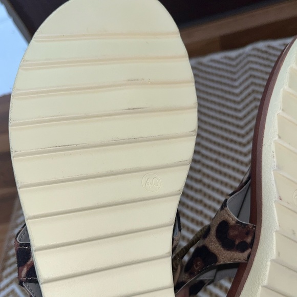 NWOT Shein size 40 cheetah print zip up back sandals - Picture 5 of 6